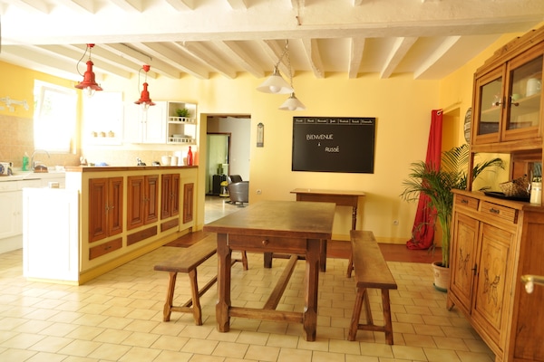 La cuisine du Rdc et la salle à manger