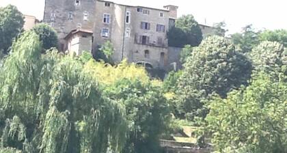 Maison cosy avec jardin et piscine privée à 15 mn de LYON dans le Beaujolais