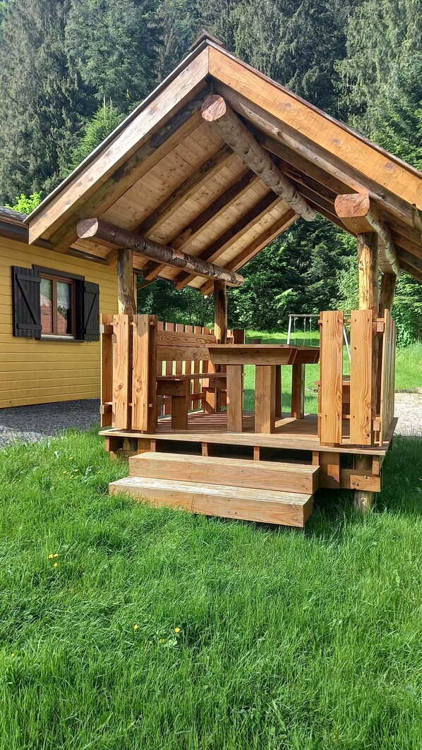 Property grounds - Chalet Le Jauniré the heart of the Upper Vosges (Plainfaing)