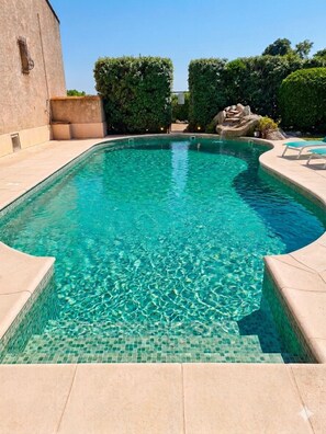 Outdoor pool - Haven of peace Apartment 2 adults 2 children air-conditioned 60 m2 swimming pool (Porto-Vecchio)