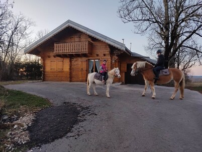relaxing mountain chalet