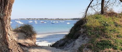 Una spiaggia nelle vicinanze