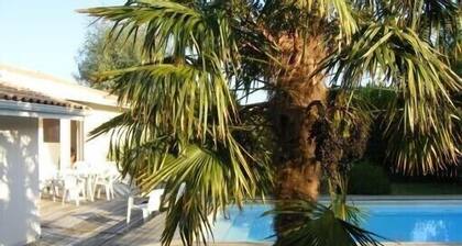 Charmante Villa mit privatem Pool Lege Cap Ferret in der Nähe des Strandes in der Nähe. Lacanau