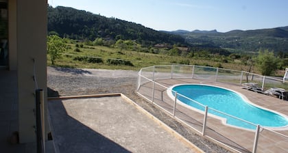 El alquiler de un chalet con piscina privada en el país.