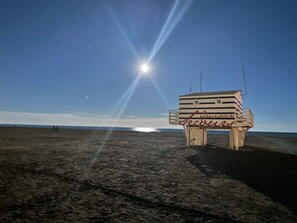 On the beach