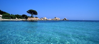 Exceptional view, swimming pool, private access to Palombaggia beach