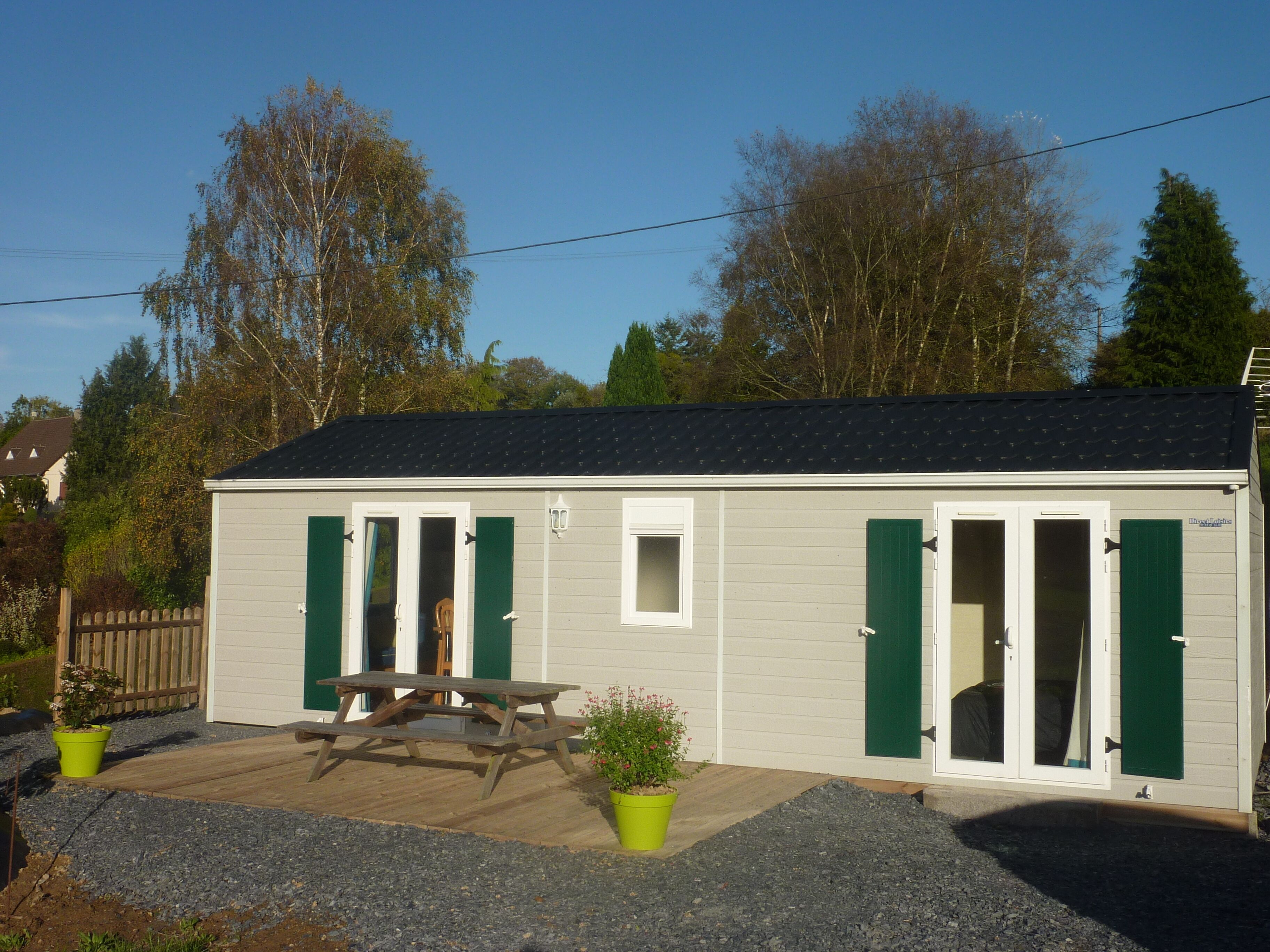 Mobile home chalet in the SAINT-LO countryside
