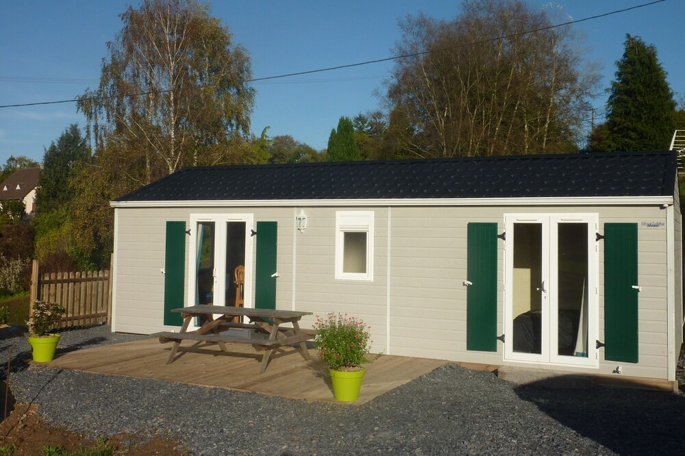 Mobile home chalet in the SAINT-LO countryside