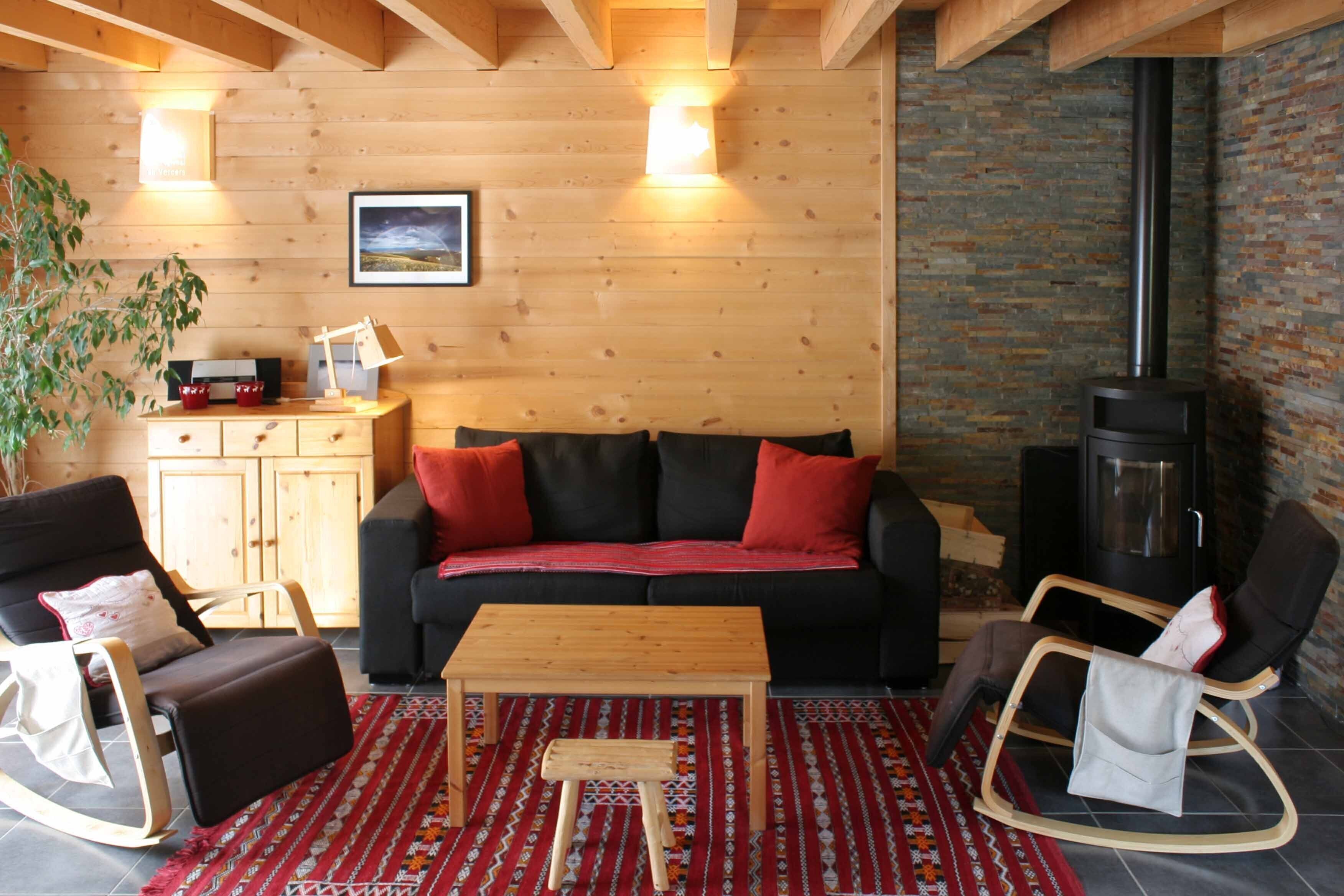 Ecogite 5 people with traditional sauna in the heart of the PNR Vercors