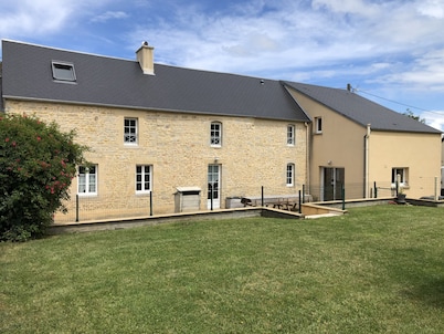 A large and comfortable house tastefully restored.