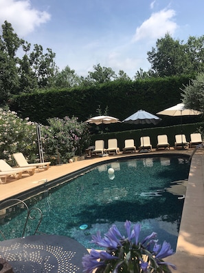 Outdoor pool, a heated pool - Magnificent family house With heated swimming pool,quiet ,close to the sea  (Montauroux)