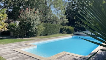 Una piscina riscaldata