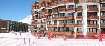 Apartamento Roc de Peclet 41 m², sur, pie de pistas, estación Heart