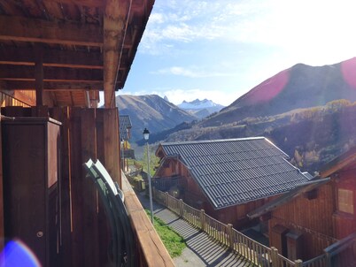 Appart 7 pers au ski, 3*, Saint Jean d'Arves - Les Sybelles - Swimming pool