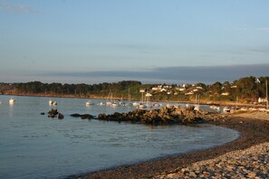 Beach nearby, sun-loungers