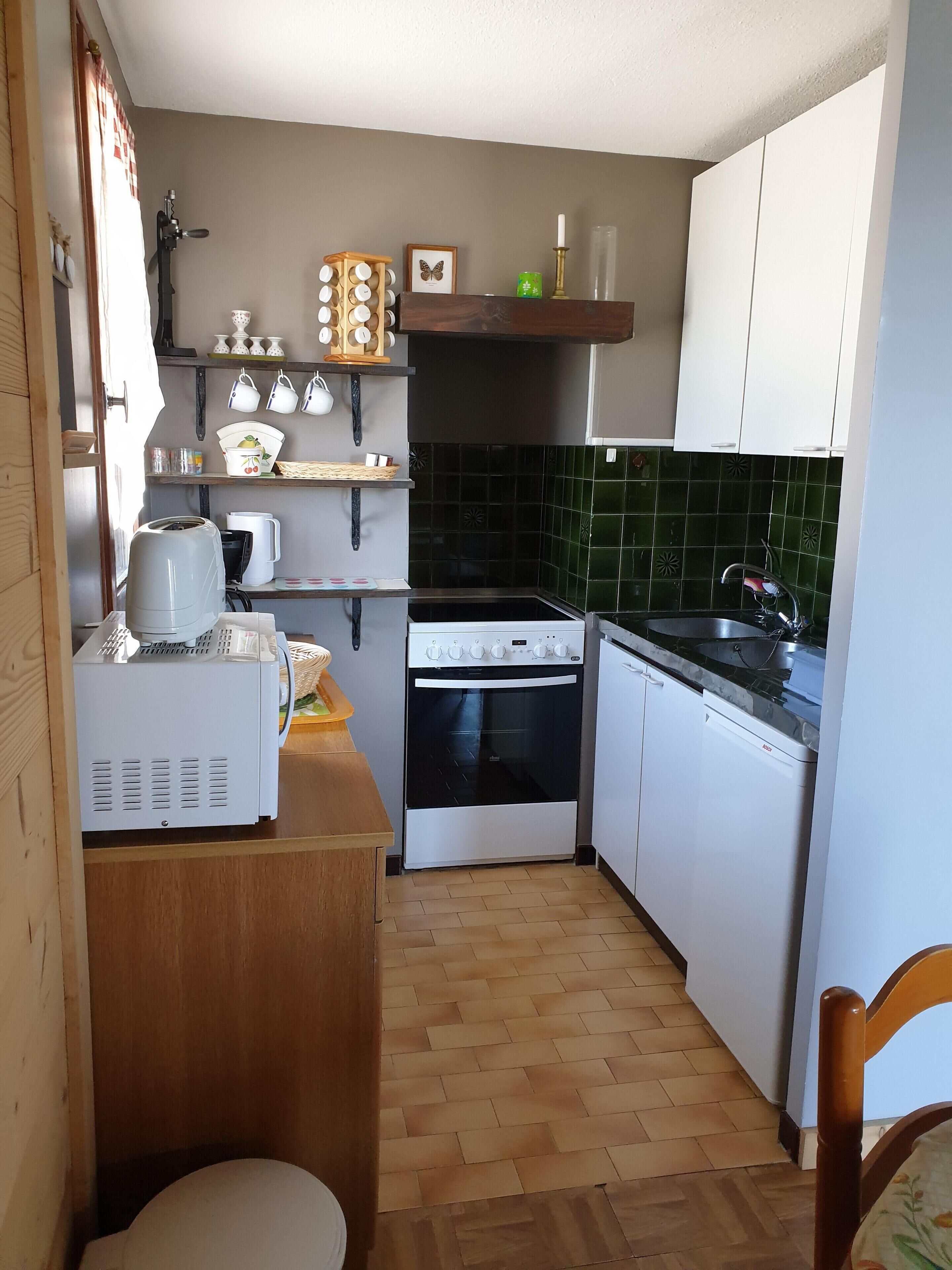 Appt centre ville 65m². Terrasse avec vue magnifique des Montagnes.  Garage&Wifi