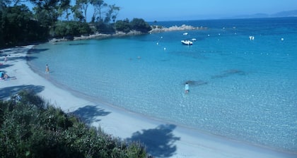 PORTICCIO APPART DUPLEX 50M2. 6P. Pool. 200m Strand. 150m Alle Geschäfte