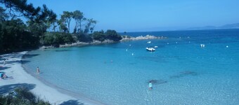 PORTICCIO APPART DUPLEX 50M2. 6pers. Swimming pool. 200m Beach. 150m All Shops