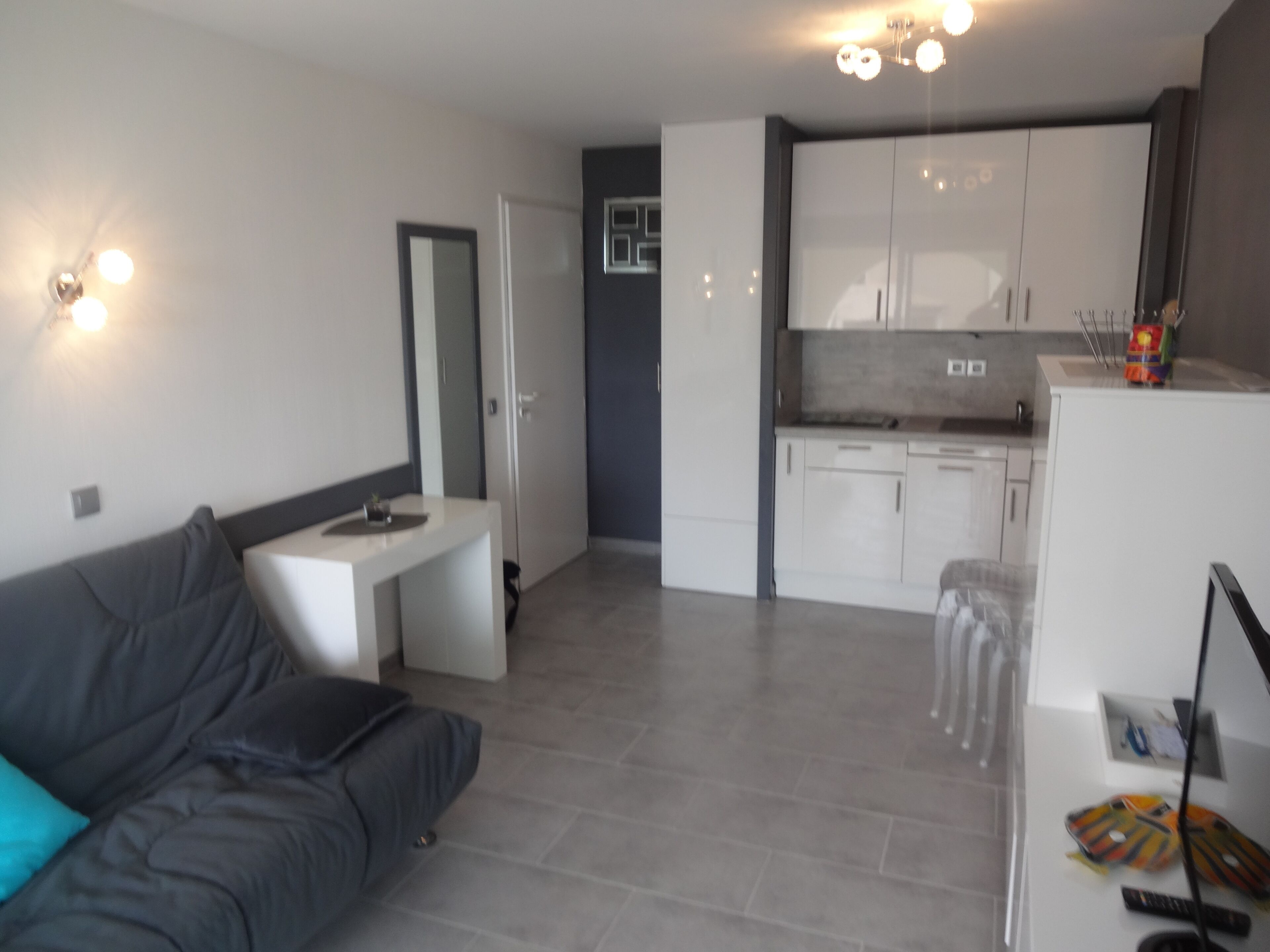 Superb T2 sea view-pool and 100m from the beach 