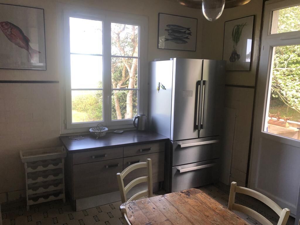 House feet in water, near Dinard