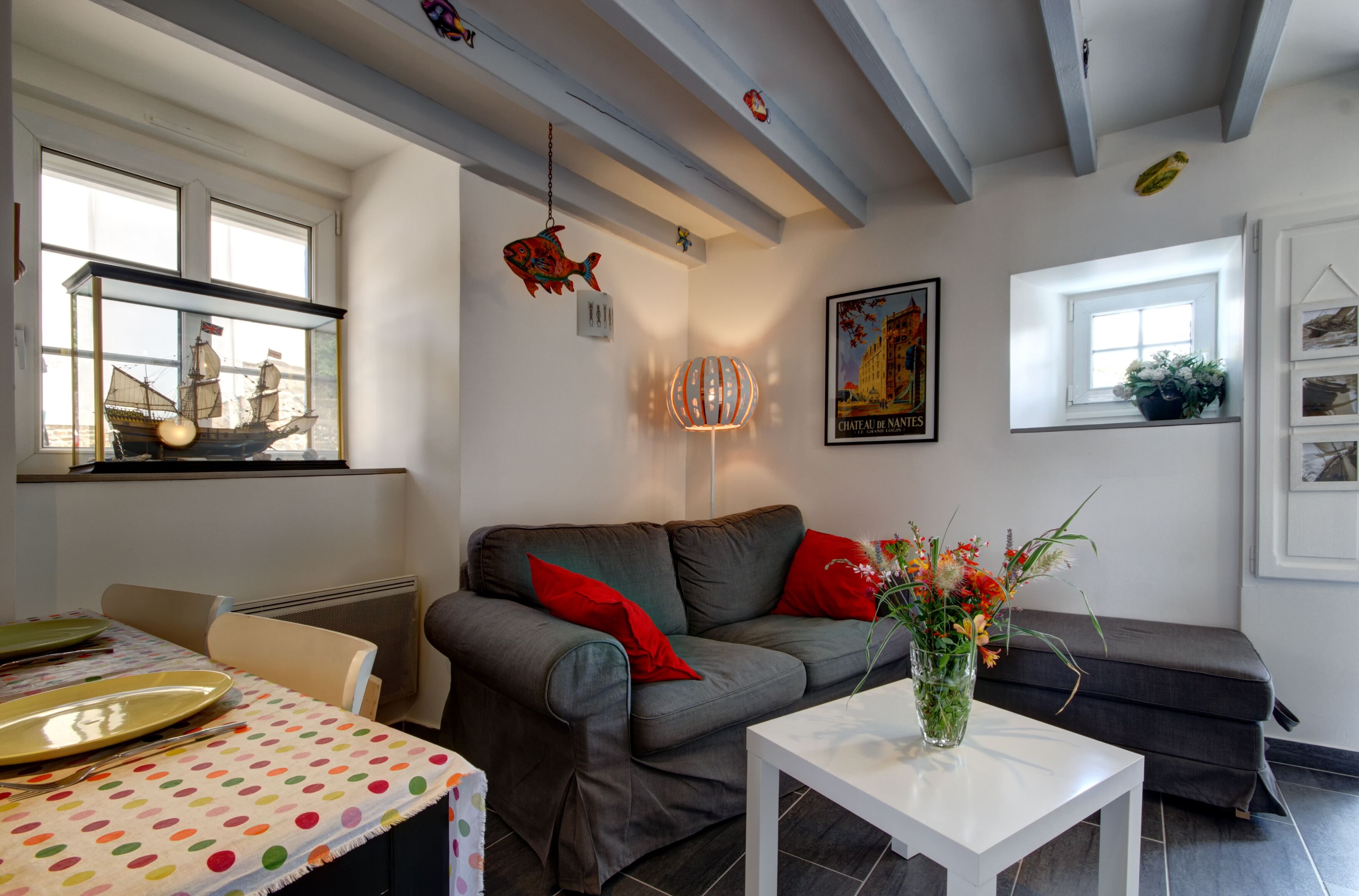 House of fisherman 3 ears Gites de France on the port of Saint Goustan in Auray