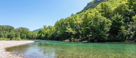 Liggestole, badehåndklæder
