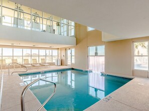 Indoor pool, outdoor pool
