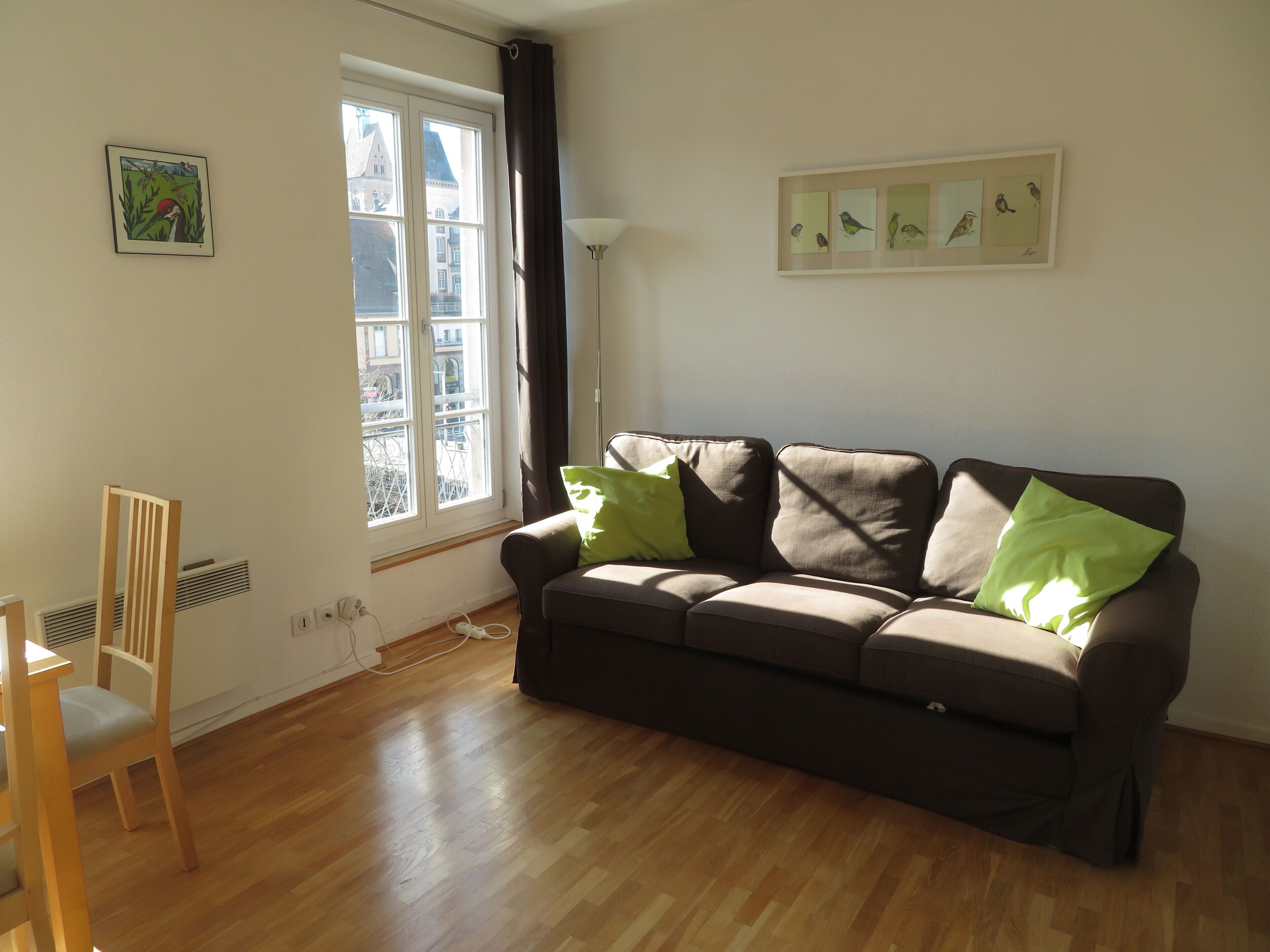 Very nice studio on the river in downtown Strasbourg