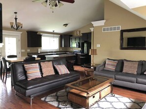 Smart-TV, peis og kontorer