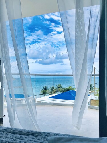 OCEAN VIEW VILLA WITH PRIVATE POOL ,STEPS FROM SECLUDED BEACH, GATED COMMUNITY!