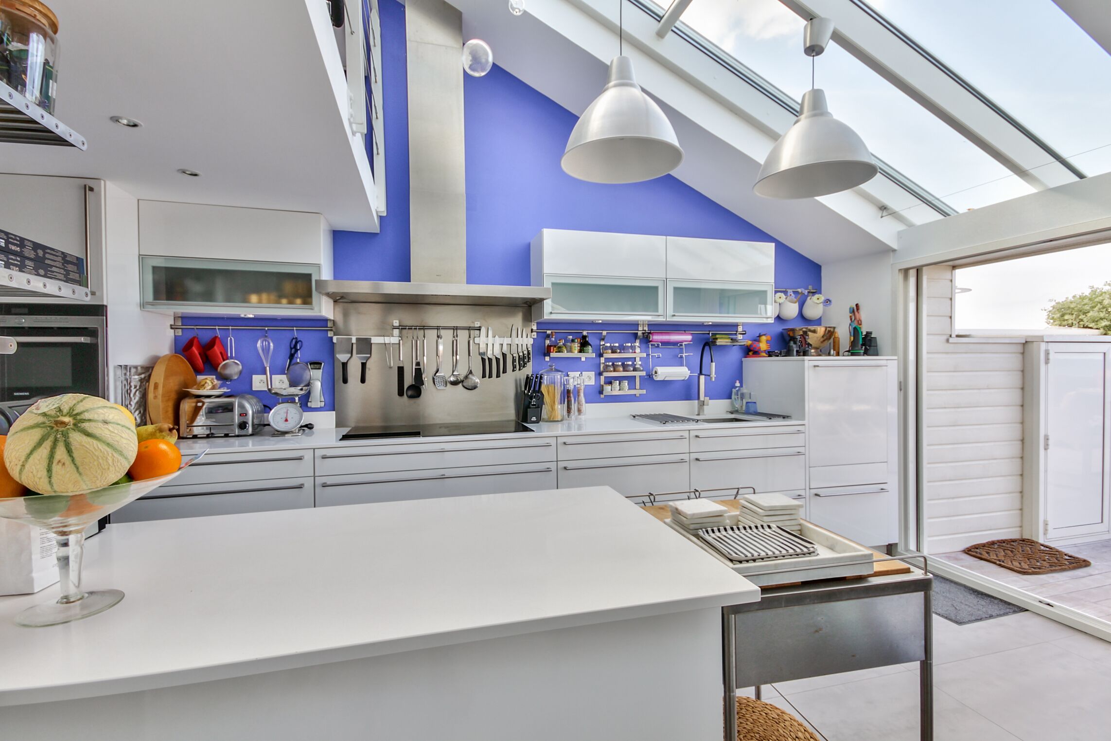 Maison front de mer, grande terrasse et pieds dans l'eau -Balcon sur Arromanches
