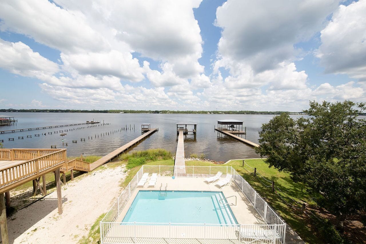  6BR Gulf Shores Waterfront,  Private,  Heated Pool, Dock,  