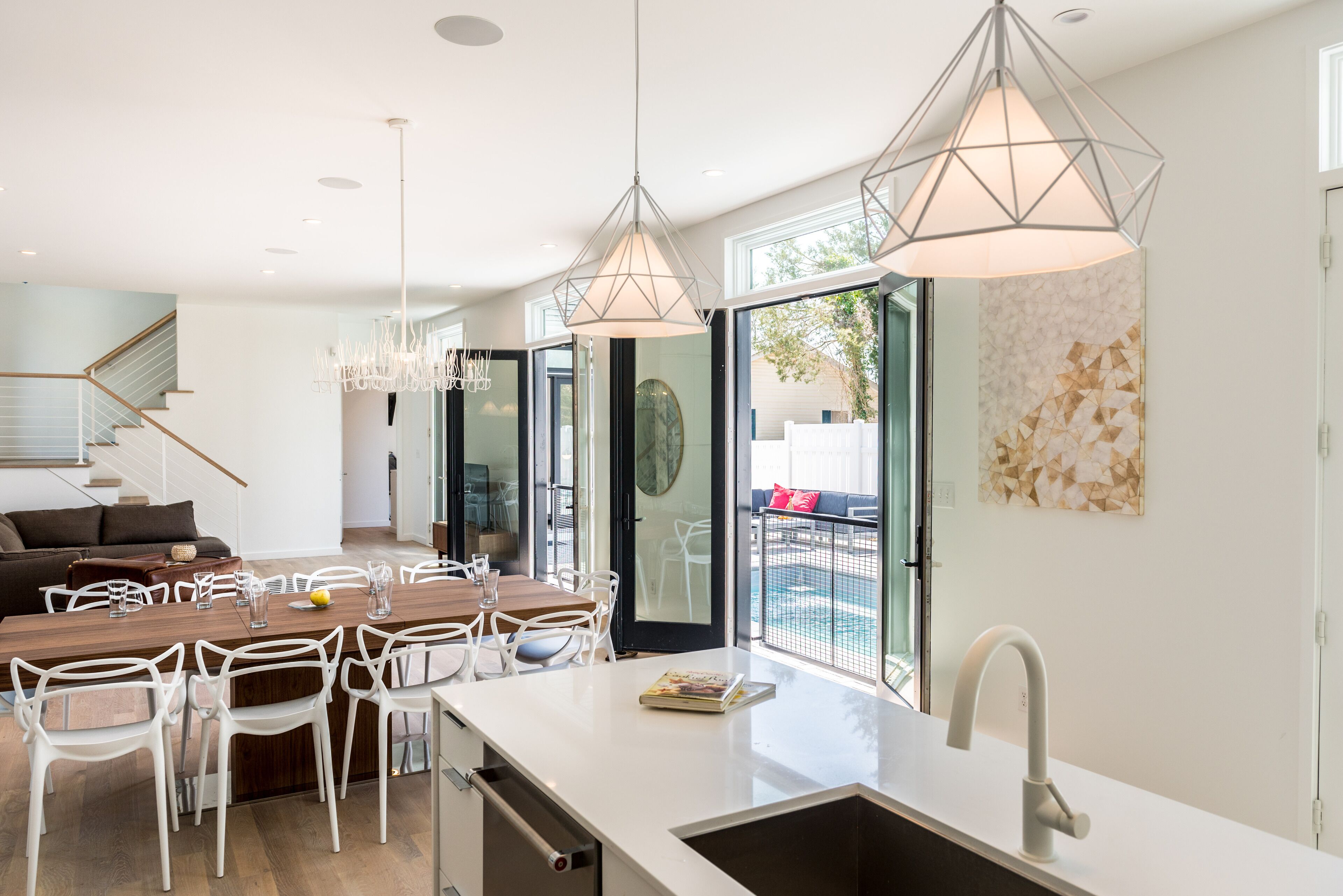 New Home with Private Pool - 7 Bedrooms, Walk to Beach