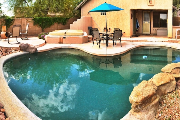 Resort style backyard