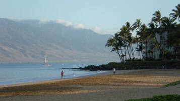 Tæt på stranden, badehåndklæder