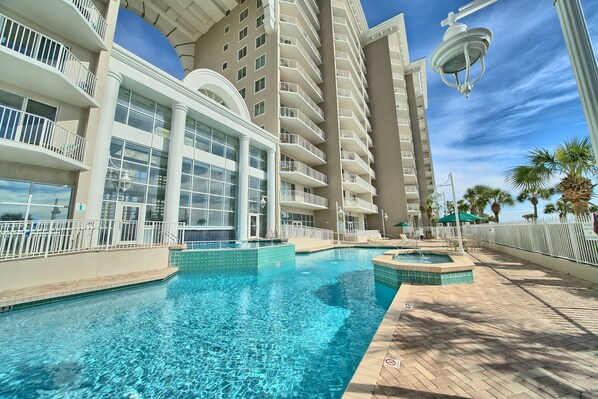 Indoor pool, outdoor pool