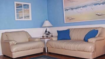 TV, DVD player, stereo