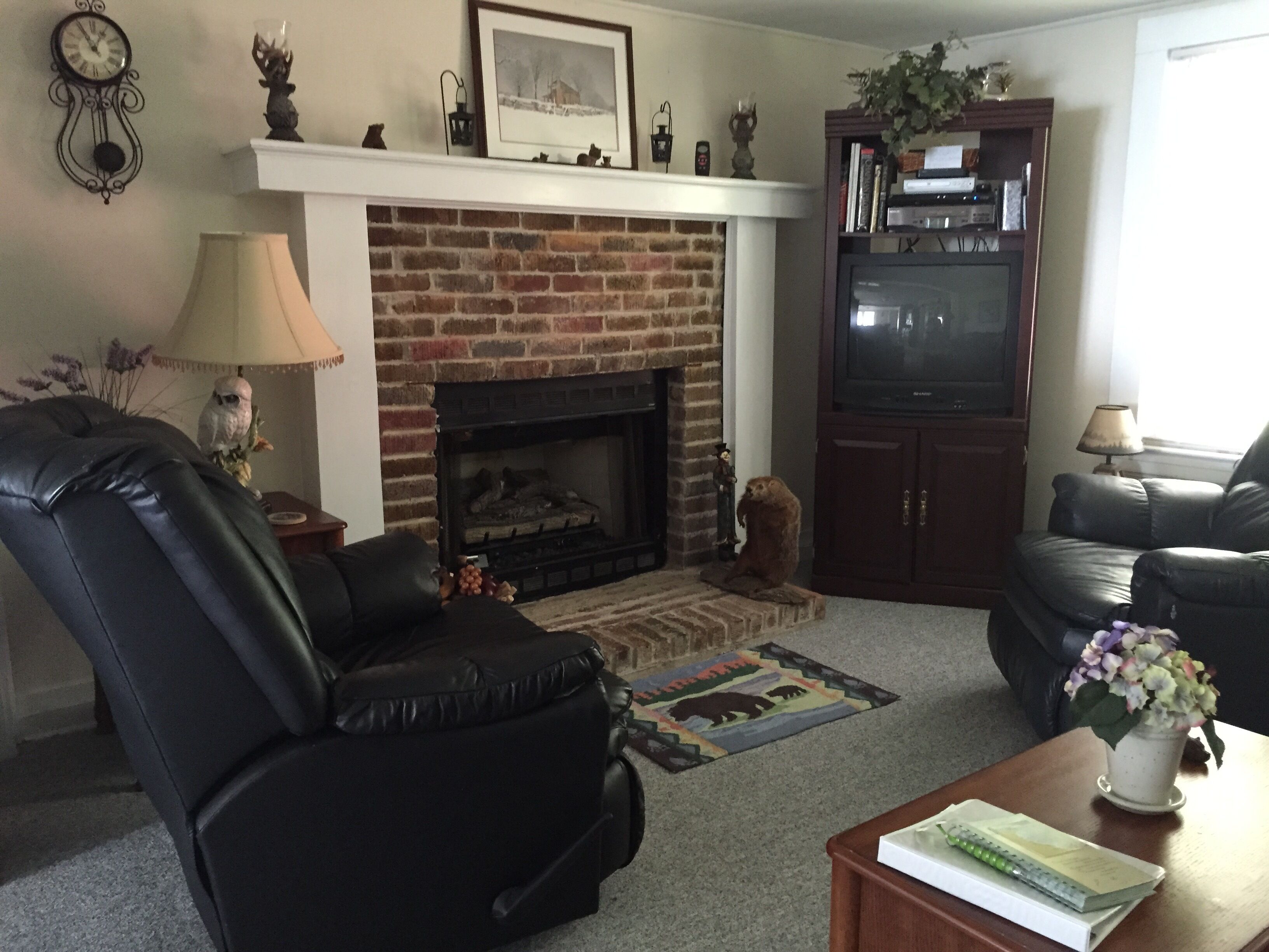 Located Atop The Mountain , This Cabin Has An Awesome View Of The Piedmont.