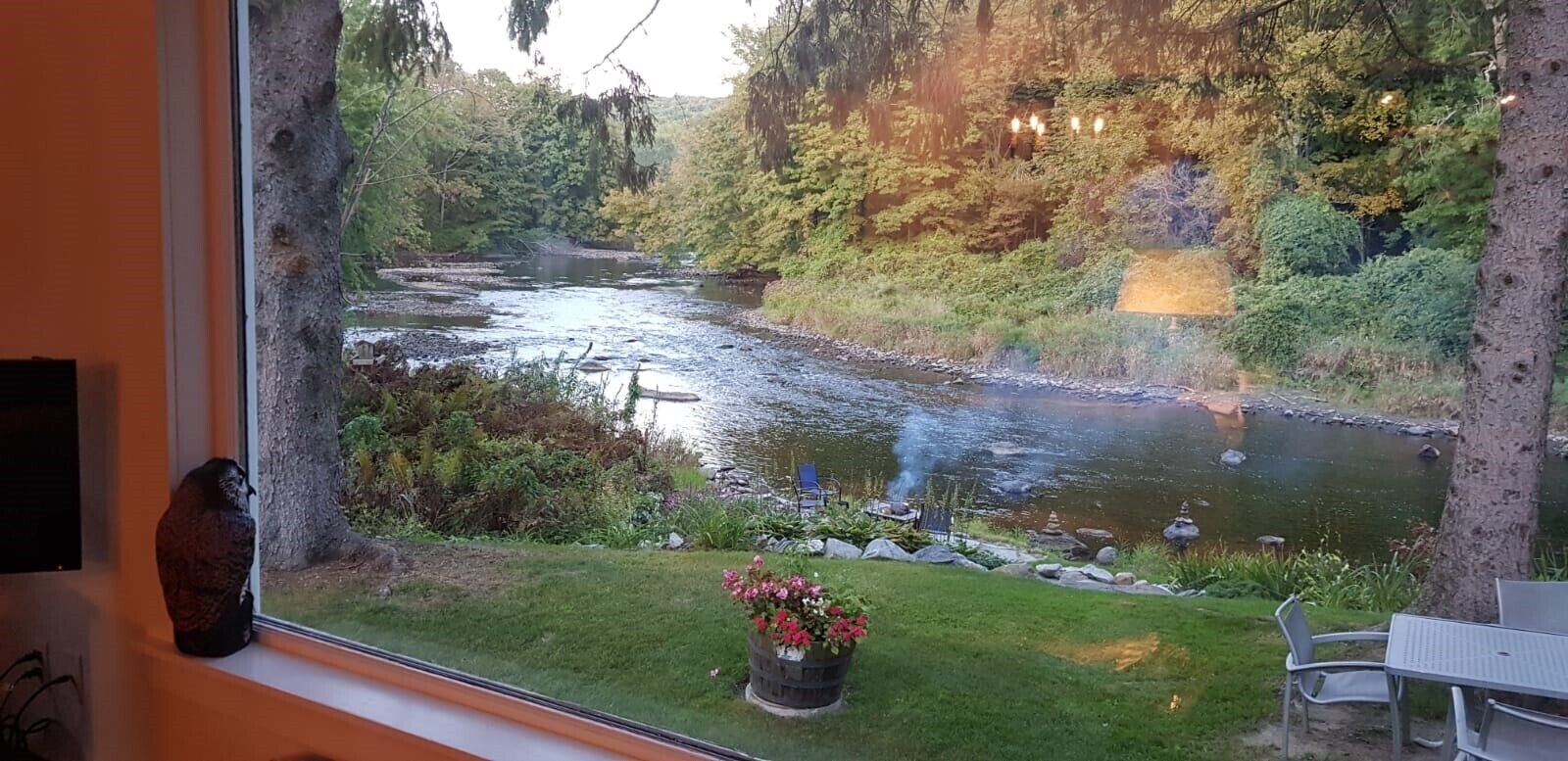 River view from window