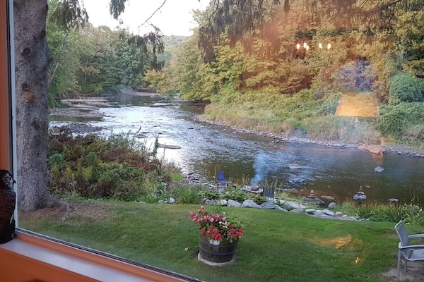 River view from window