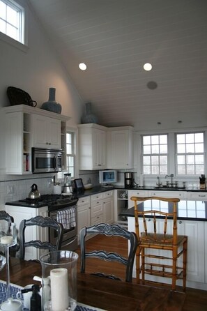 Fridge, microwave, oven, stovetop - The Sandbox   Beautiful Home in Tom Nevers (Nantucket)