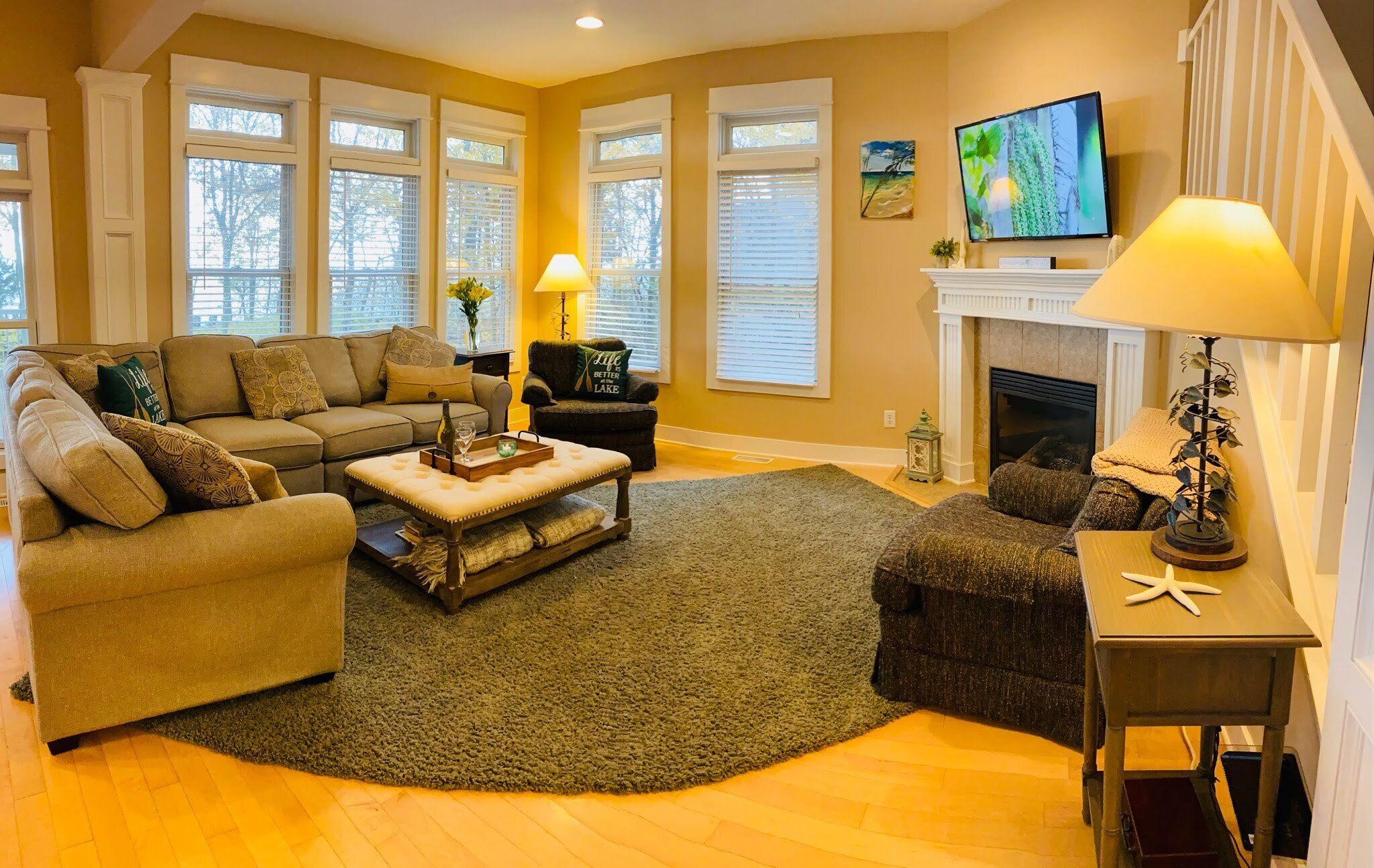 Beautiful Views & Beach; Attractive Lake Michigan Home; Wonderful Vacation