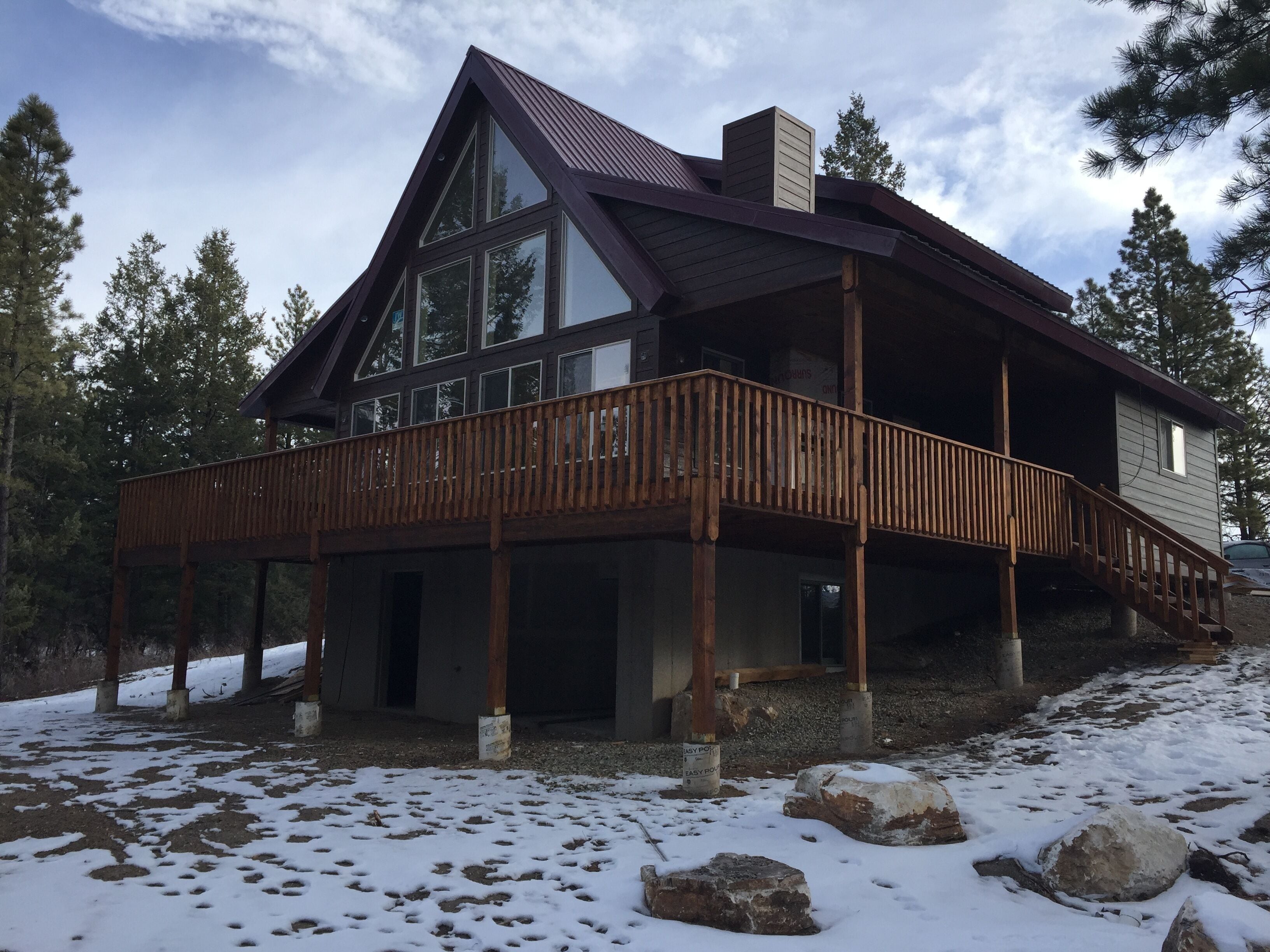 BEAUTIFUL BRAND NEW RUSTIC LUXURY CABIN ON 5 ACRES OF LAND WITH MAGNIFICENT VIEW