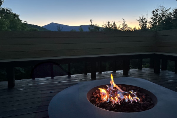 View from fire pit