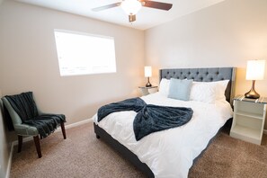 3 bedrooms, iron/ironing board, free WiFi, bed sheets