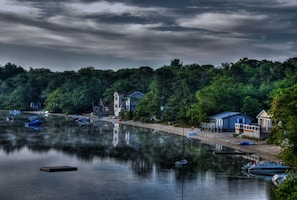 Guests can enjoy serene lakeside views from the comfort of their accommodations.