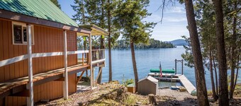 Grandma's cabin in the woods on the lake!