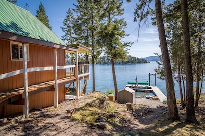 Grandma's cabin in the woods on the lake!