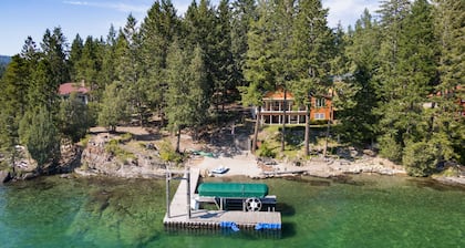 Grandma's cabin in the woods on the lake!