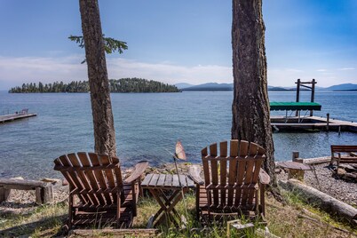 Grandma's cabin in the woods on the lake!